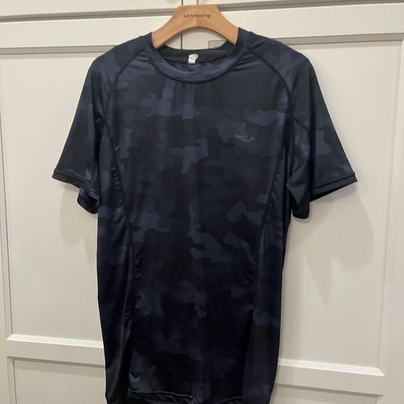 Tesla Black Camouflage Athletic T-Shirt - Picture 1 of 4